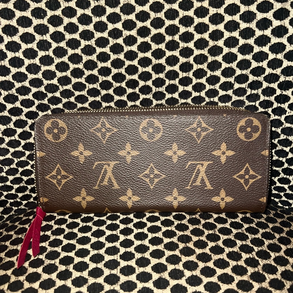 Louis Vuitton Brown and Tan Monogram Wallet